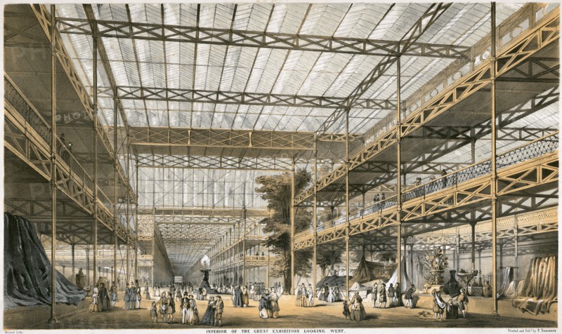 Great Exhibition, Crystal Palace, Hyde Park, London, 1851