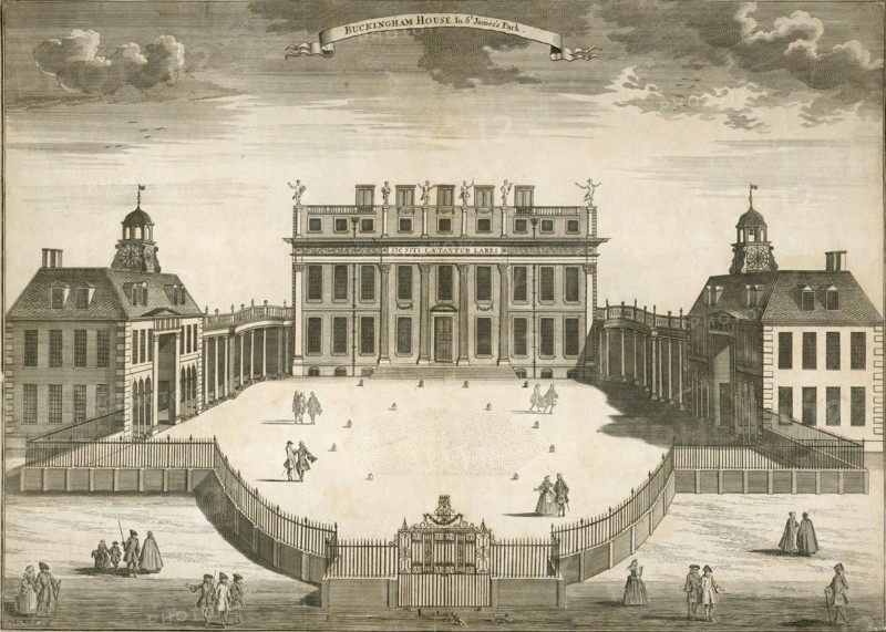 Buckingham House in St James Park', London, 1750