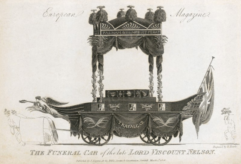 Funeral car of Admiral Lord Nelson, 1806