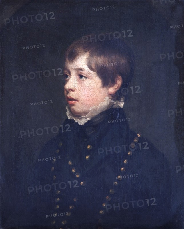 Portrait of English child actor William Henry West Betty, c1805