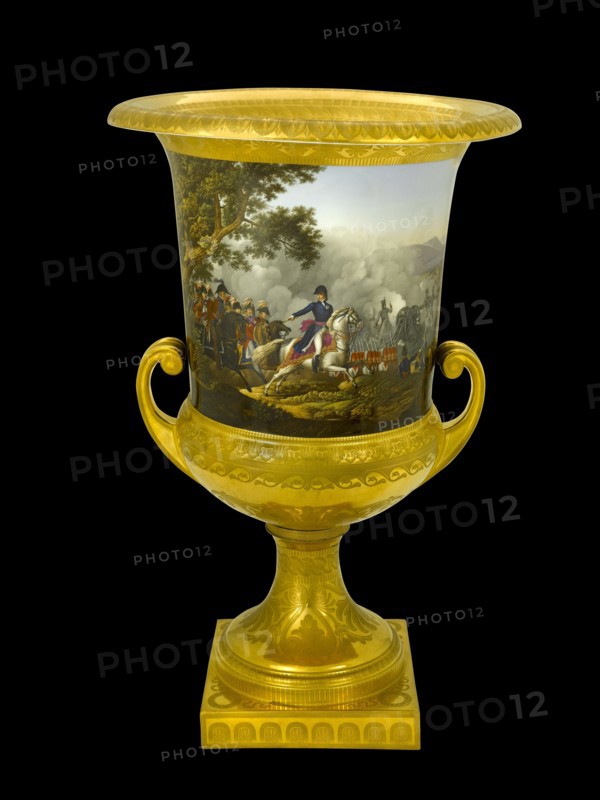 Urn showing the Battle of Vitoria, Spain, 1813 (1817-1819)
