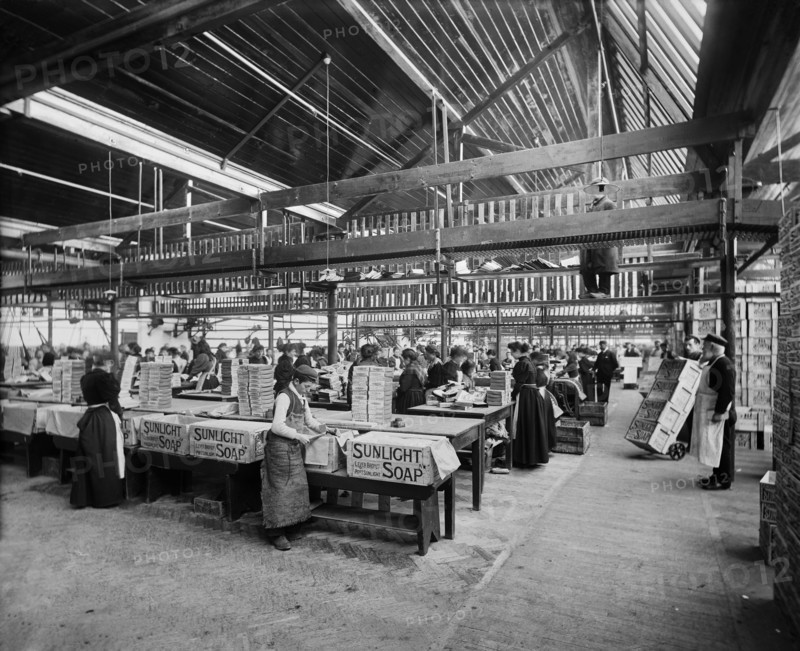 Lever Brothers Sunlight Soap Works, Port Sunlight, Wirral, Merseyside, 1897