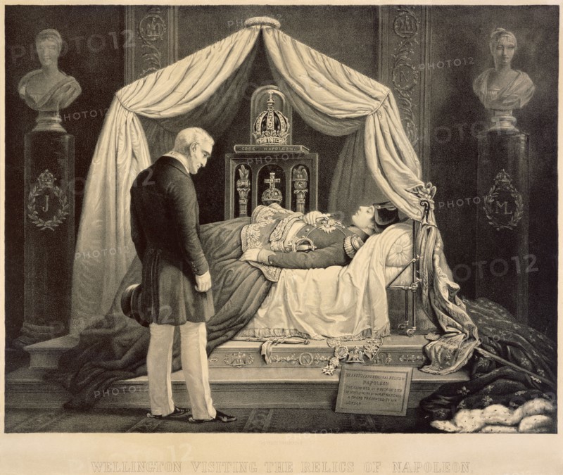 Wellington Visiting the Relics of Napoleon, 19th century