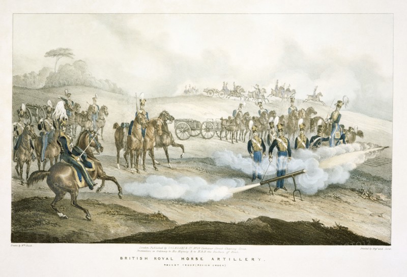 British Royal Horse Artillery rocket troop, 19th century