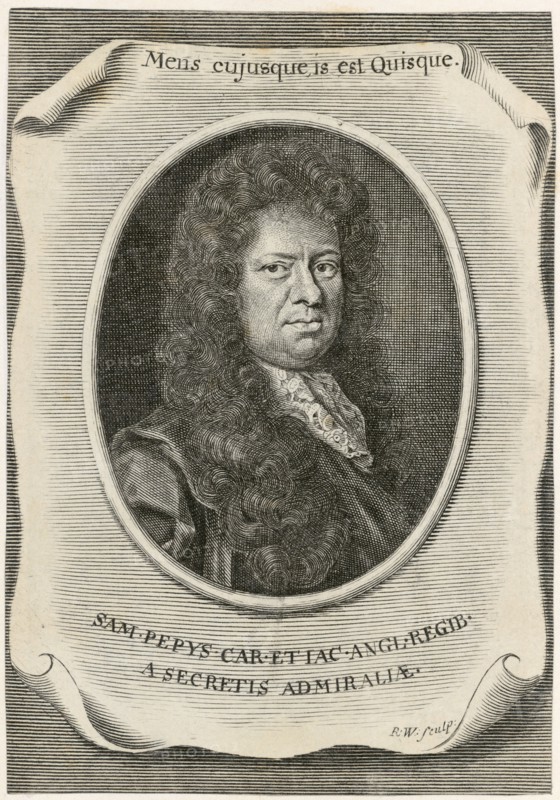 Samuel Pepys, English Clerk of the Acts to the Navy Board, and diarist, 1666