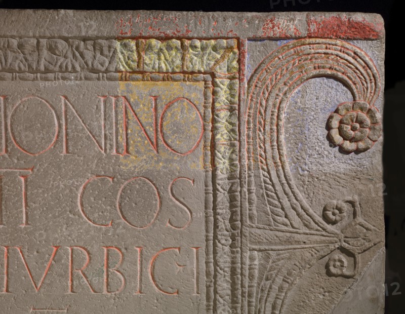 Roman building dedication, Corbridge Roman Town Museum, Northumberland, 2008 Artist