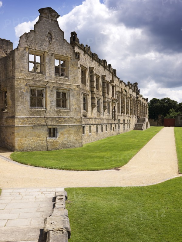 West range and terrace, Bolsover Castle, Derbyshire, 2008