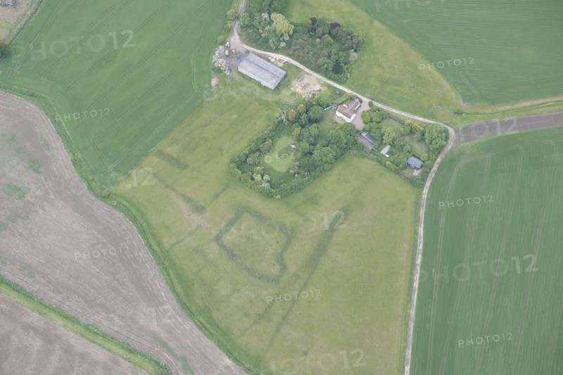 Woodhall Hall moated site, Lincolnshire, 2015.
