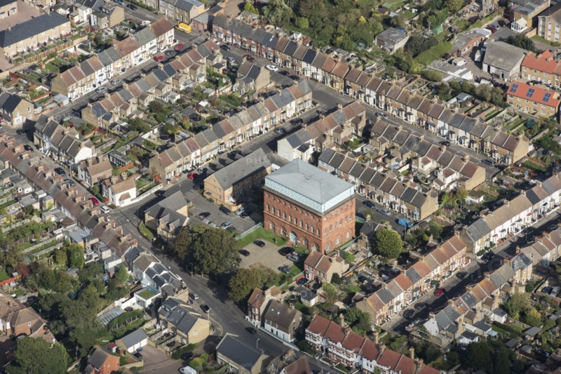 Water tower of Ramsgate Water Works, Kent, 2017