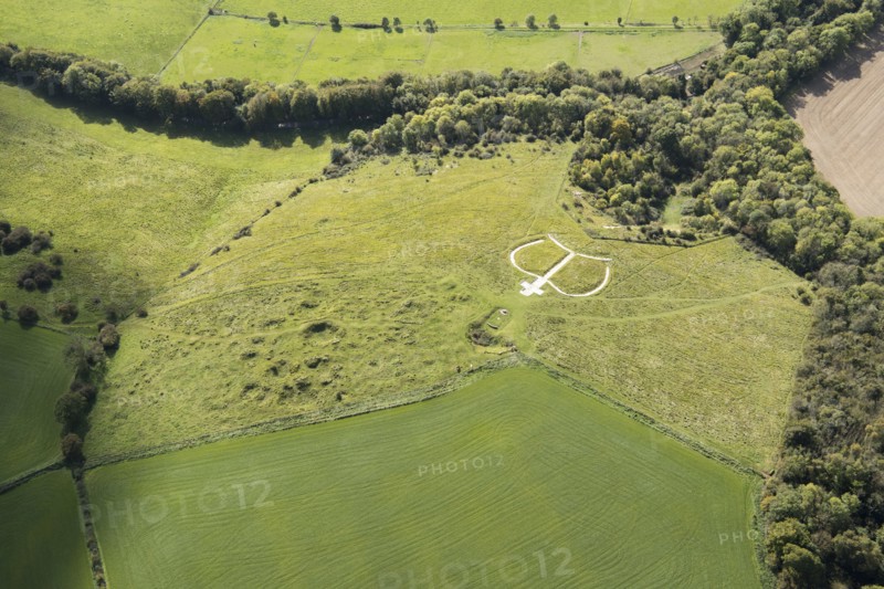 King Edward VII Coronation Memorial and Iron Age ironstone mining site, Wye, Kent, 2017