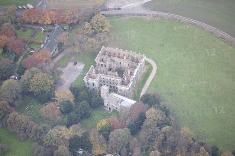 Ruins of Sutton Scarsdale Hall, near Chesterfield, Derbyshire, 2013