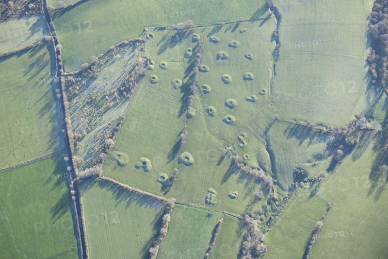 Earthwork remains of medieval or post-medieval mining, near Sleagill, Cumbria, 2013.  Creator