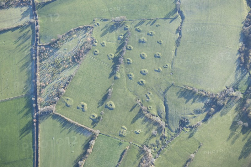 Earthwork remains of medieval or post-medieval mining, near Sleagill, Cumbria, 2013.  Creator
