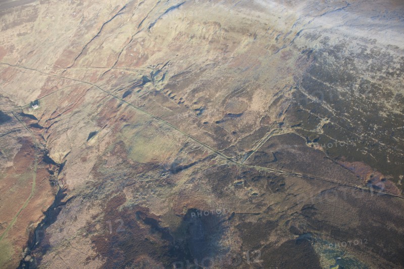 Post-medieval colliery and shake holes, Hanging Crag, Cumbria, 2013