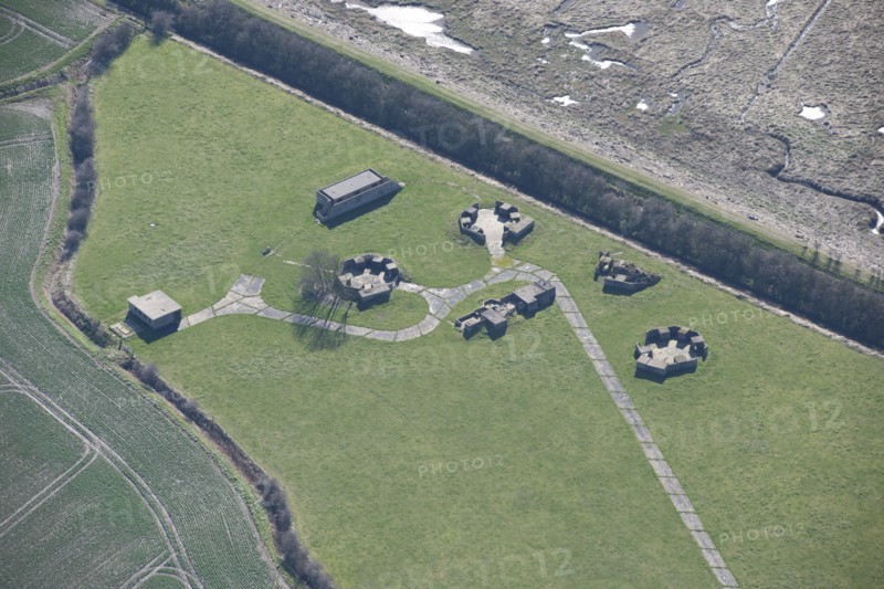 Second World War heavy anti-aircraft battery J/H9, Stone Creek, East Riding of Yorkshire, 2014