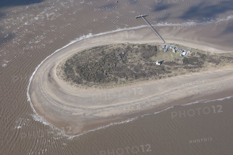 Coastal battery and nature neserve, Spurn Point, East Riding of Yorkshire, 2014