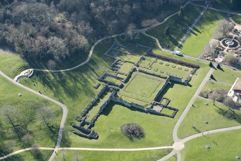Ruins of Lesnes Abbey, Bexley, London, 2018