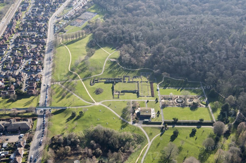 Ruins of Lesnes Abbey, Bexley, London, 2018