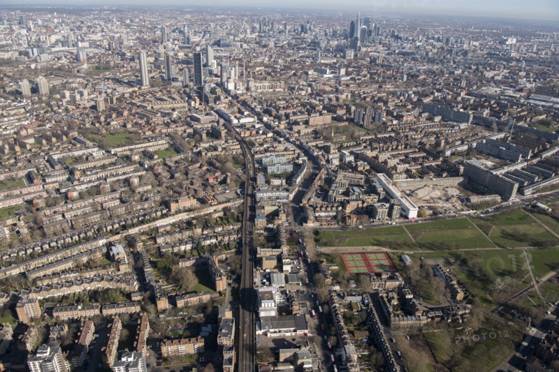 View of Walworth, a new Heritage Action Zone, London, 2018