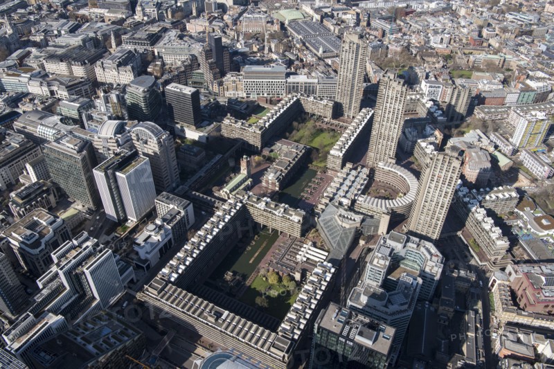 The Barbican Arts and Conference Centre and housing estate, City of London, 2018