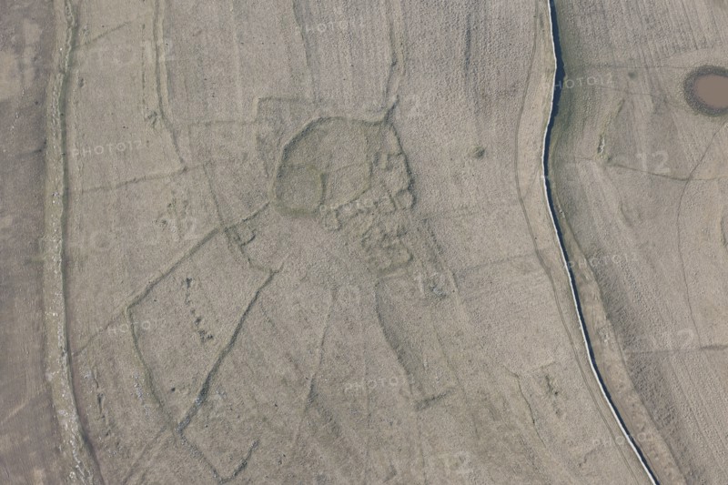 Romano-British enclosed settlement earthwork, Intake, Crosby Garrett Fell, Cumbria, 2014