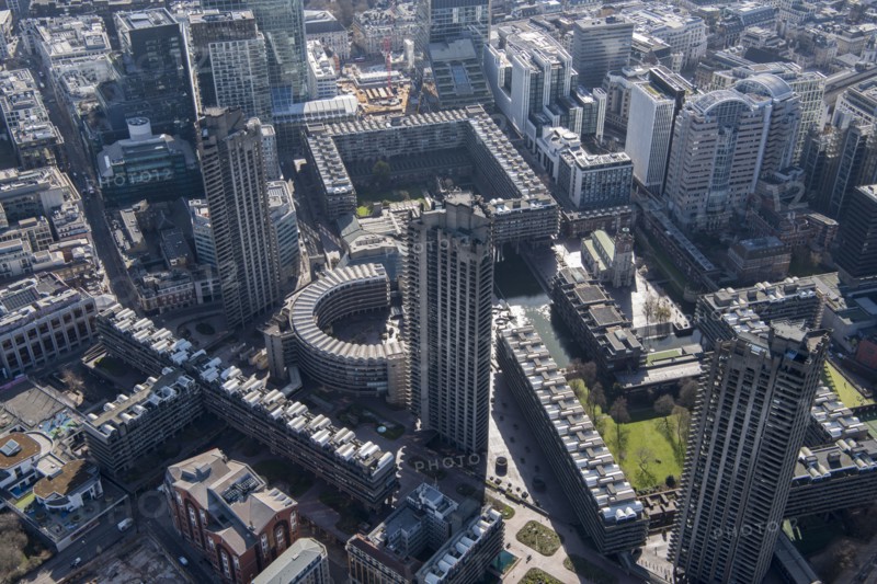 The Barbican Arts and Conference Centre and housing estate, City of London, 2018