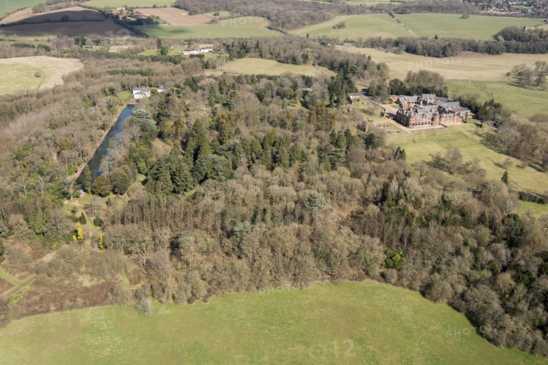 Landscape park at Bulstrode Park, Gerrards Cross, Buckinghamshire, 2018