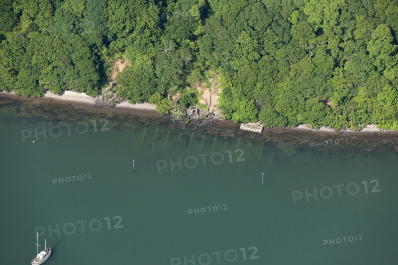 D-Day landing craft maintenance site on the River Dart, Devon, 2014
