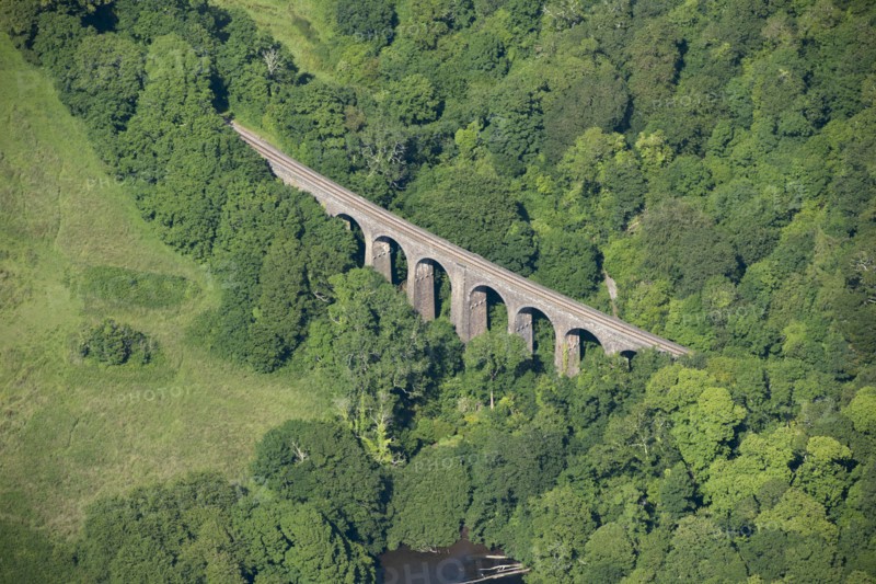 Greenway Viaduct, Dartmouth Steam Railway, Devon, 2014