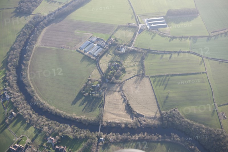 Medieval moated manorial site of Low Dinsdale, Darlington, Durham, 2015