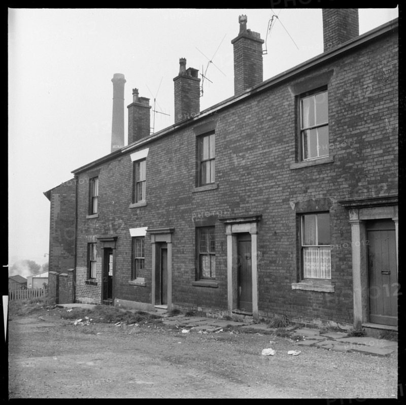 Sparrow Street, Long Sight, Royton, Oldham, Greater Manchester, 1966-1974
