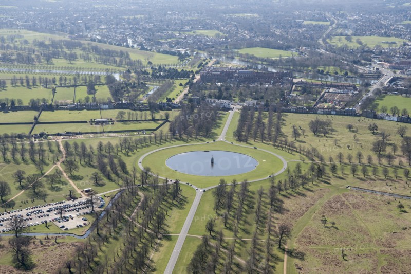Diana Fountain, Bushy Park, Richmond upon Thames, London, 2018
