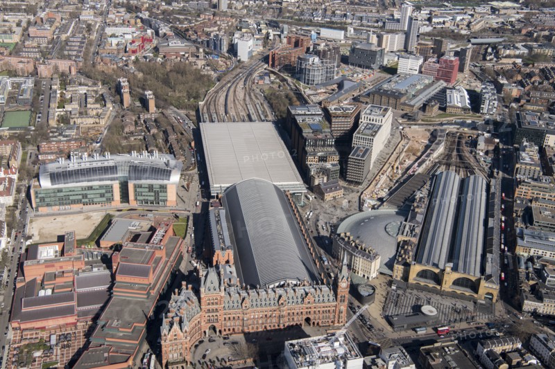 King's Cross and St Pancras International Railway Stations, London, 2018