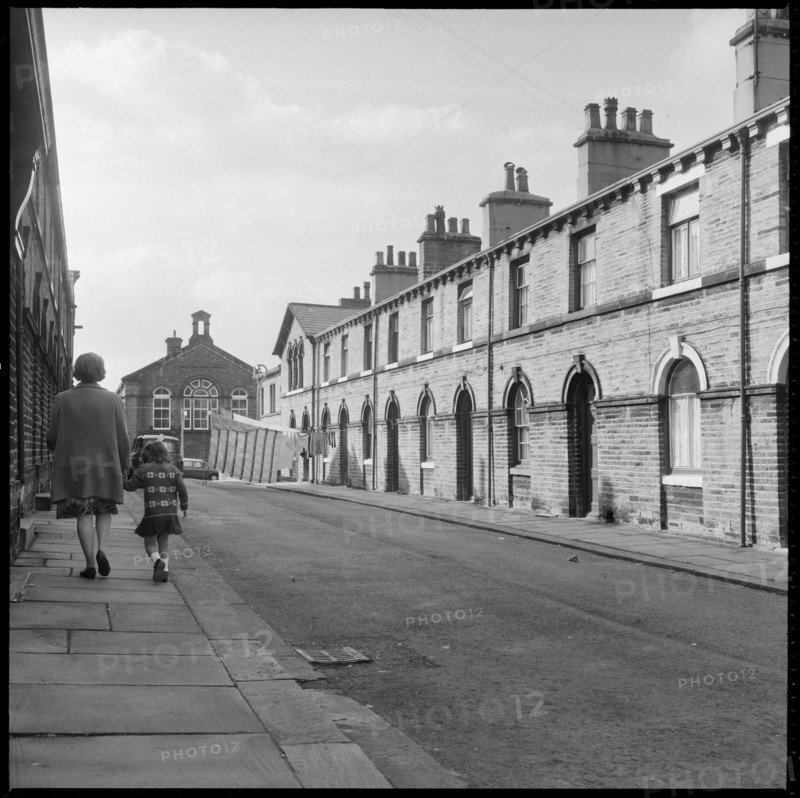 Shirley Street, Saltaire, Shipley, Bradford, West Yorkshire, 1966-1974