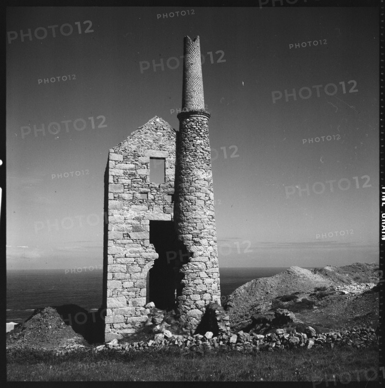 Engine house, West Wheal Owles Mine, Botallack, St Just, Cornwall, 1967-1970