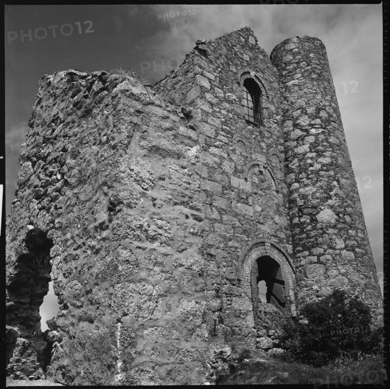 Engine house, Giew Mine, Cripplesease, Towednack, Cornwall, 1967-1970