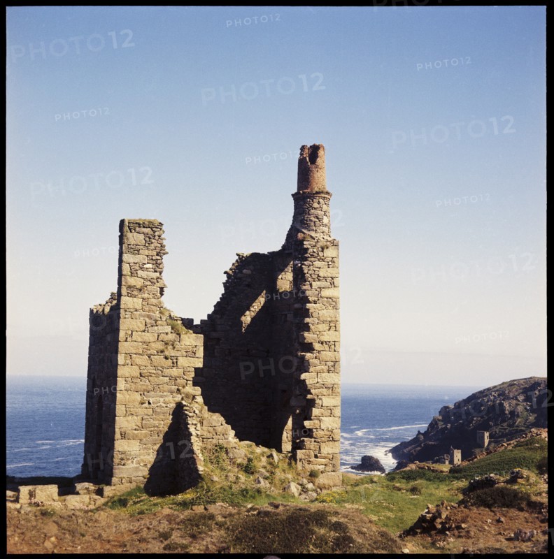Engine house, Wheal Edward Mine, Botallack, St Just, Cornwall, 1967-1970