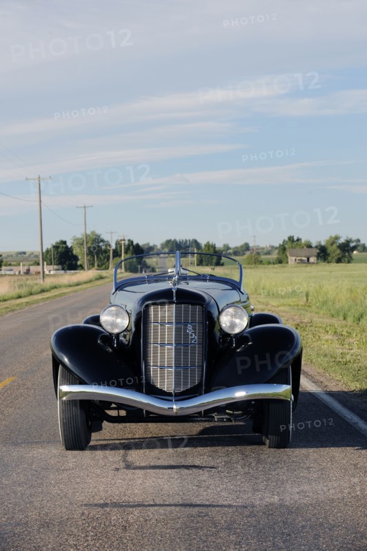 Auburn 852 SC Speedster 1936. Artist: Simon Clay.