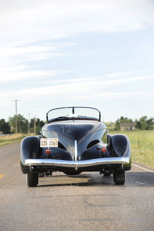 Auburn 852 SC Speedster 1936. Artist: Simon Clay.