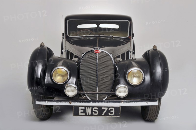 Bugatti type 57S 1937 . Artist: Simon Clay.