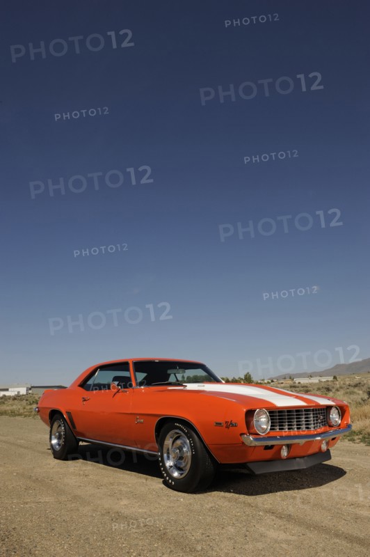 Chevrolet Camaro Z28 1969. Artist: Simon Clay.