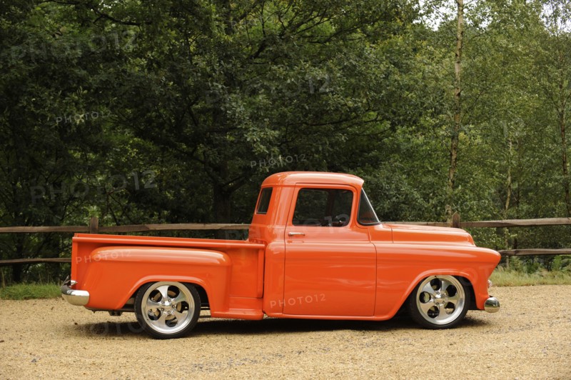 Chevrolet Model 3A Truck 1957. Artist: Simon Clay.