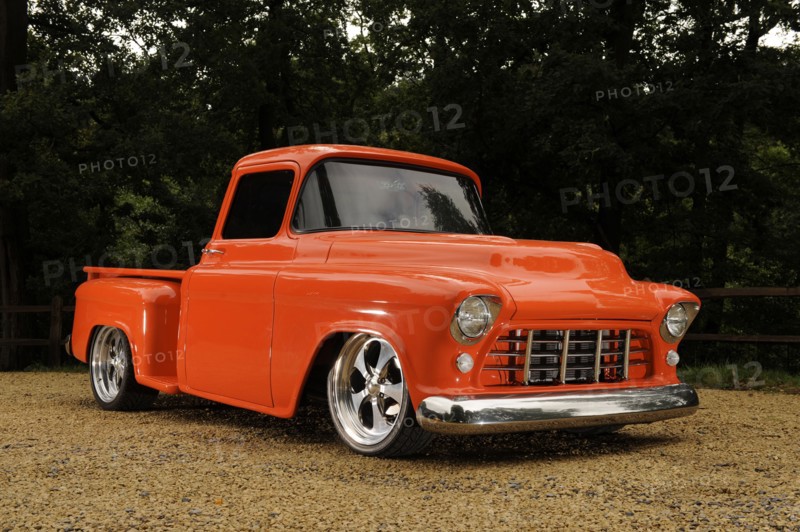 Chevrolet Model 3A Truck 1957. Artist: Simon Clay.