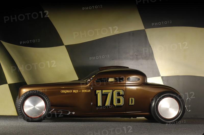 Chrisman Bonneville coupe 331 1951. Artist: Simon Clay.
