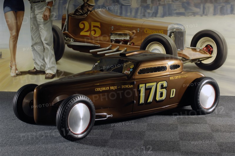 Chrisman Bonneville coupe 331 1951. Artist: Simon Clay.