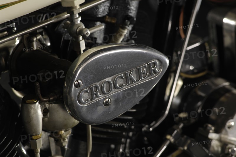 Crocker big tank V twin 1937. Artist: Simon Clay.