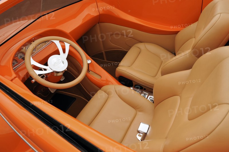 Ford Custom Orange Crush 1939. Artist: Simon Clay.