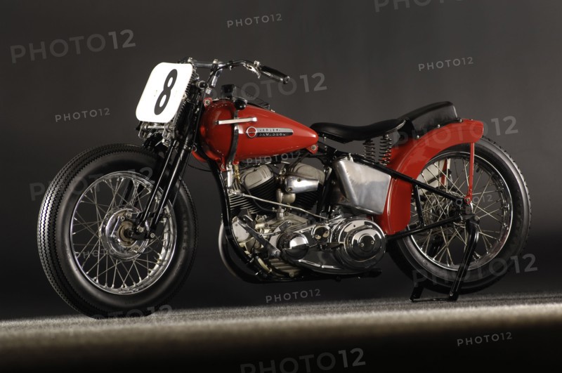 Harley Davidson WR Daytona 1948. Artist: Simon Clay.