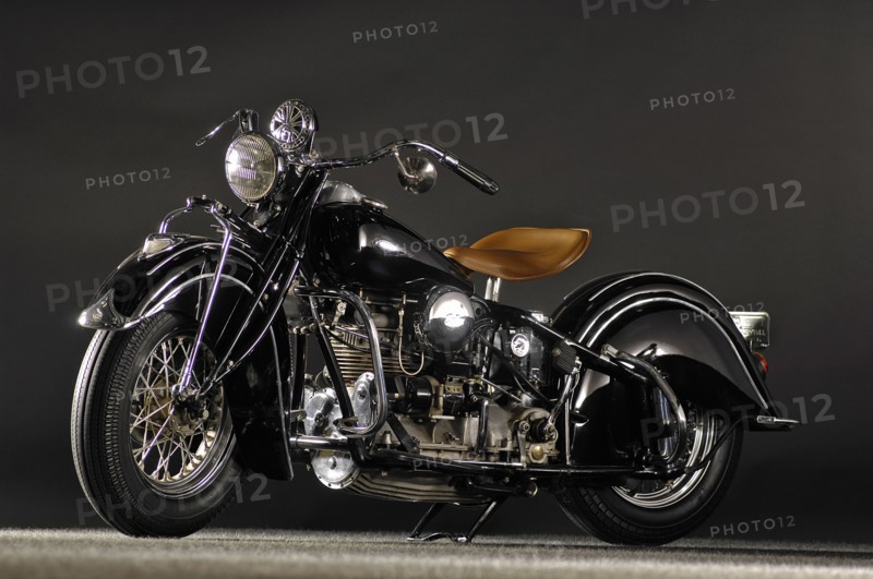 Indian four IOE inline four 1940. Artist: Simon Clay.
