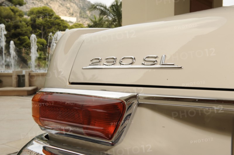 Mercedes Benz 230SL 1963. Artist: Simon Clay.